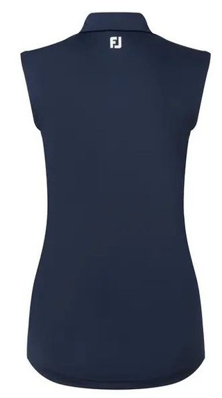 FootJoy Sleeveless Lisle women's polo, navy