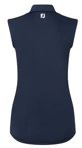FootJoy Sleeveless Lisle women's polo, navy