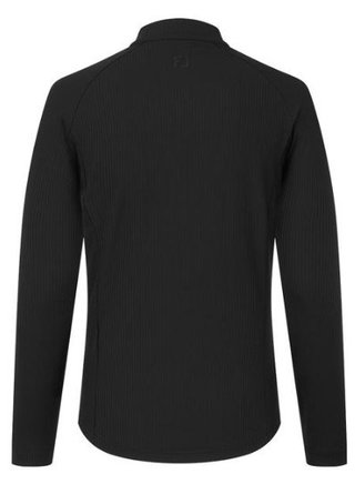 FootJoy Full-Zip Rib Midlayer women's sweatshirt, black