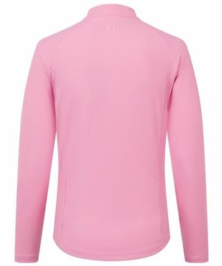 FootJoy Full-Zip Rib Midlayer women's sweatshirt, pink