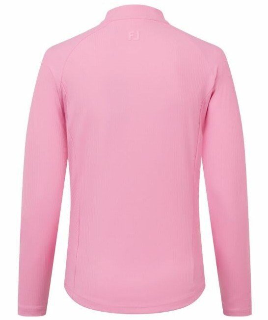 FootJoy Full-Zip Rib Midlayer women's sweatshirt, pink