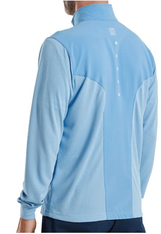FootJoy Tempo Hybrid Full-Zip men's jacket, blue reef/deep reef
