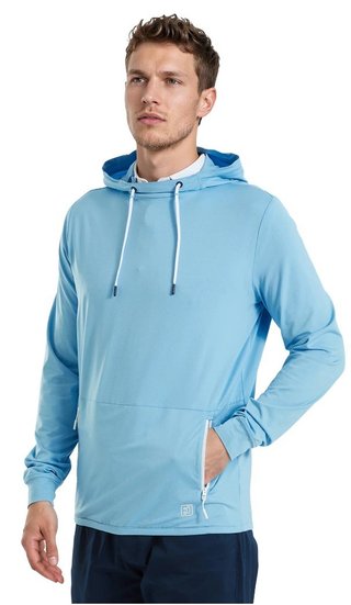 FootJoy TempoSeries Hoodie men's sweatshirt, blue reef