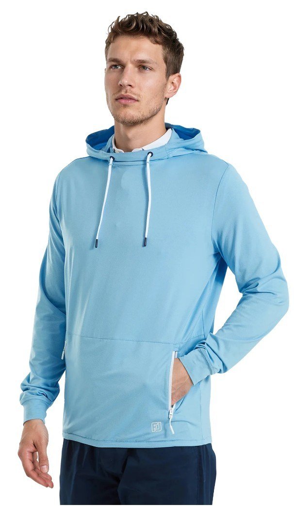 FootJoy TempoSeries Hoodie men's sweatshirt, blue reef