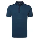 FootJoy Star Geo Jacquard men's polo, navy