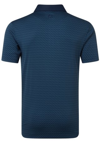 FootJoy Star Geo Jacquard men's polo, navy