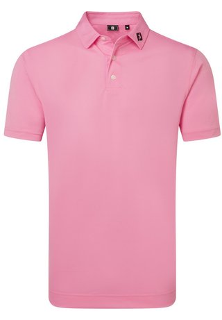 FootJoy Stretch Pique Solid men's polo, pink pop