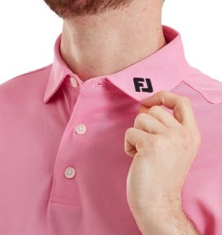 FootJoy Stretch Pique Solid men's polo, pink pop