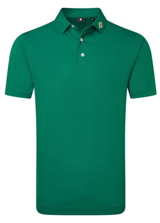 FootJoy Stretch Pique Solid men's polo, field green