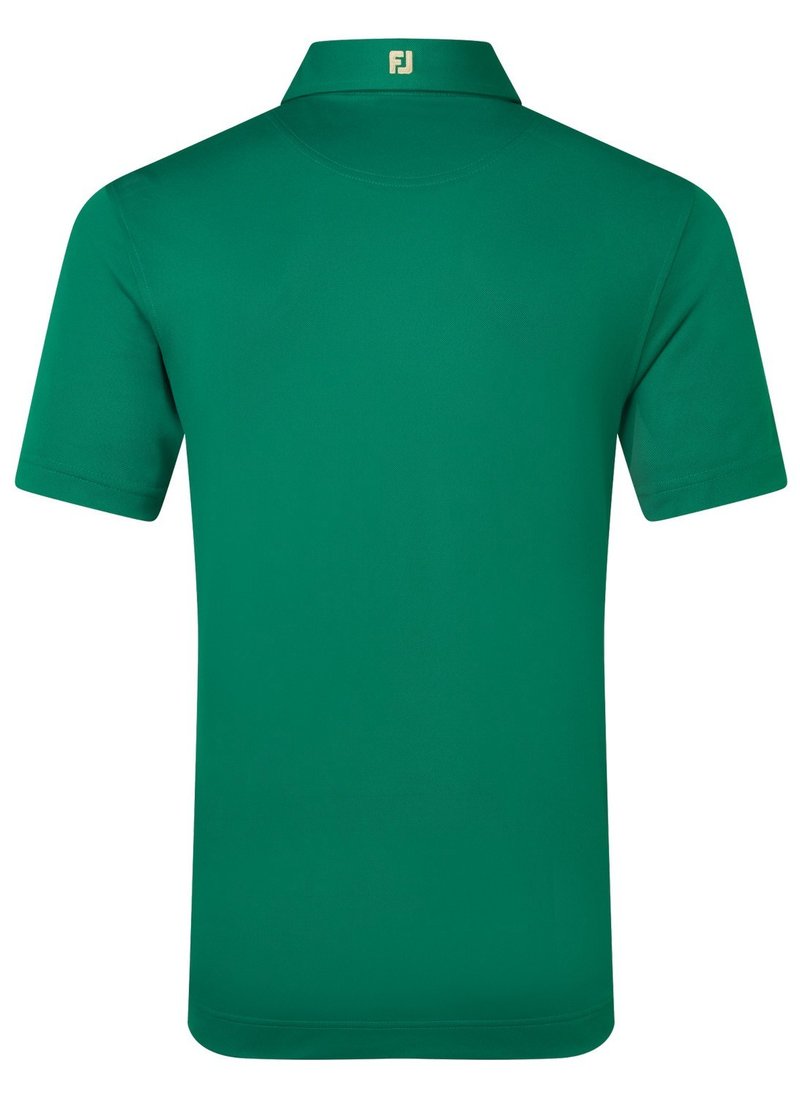 FootJoy Stretch Pique Solid men's polo, field green