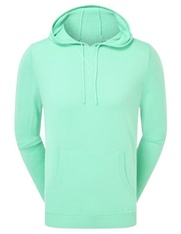 FootJoy drirelease Knit Hoodie men's sweatshirt, sea glass