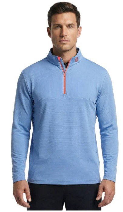 FootJoy Angled Ottoman Chill-Out men's sweatshirt, coastal blue