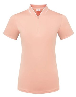 FootJoy Zip Blade women's polo, desert peach