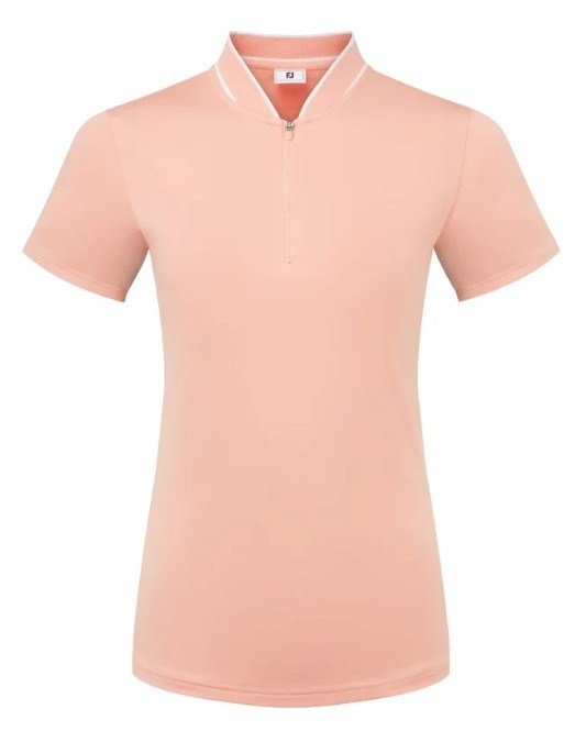 FootJoy Zip Blade women's polo, desert peach