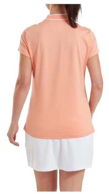 FootJoy Zip Blade women's polo, desert peach