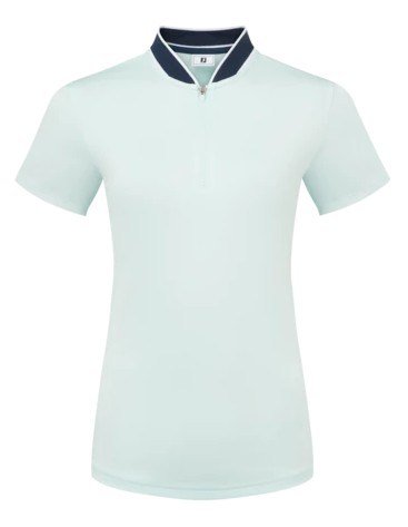 FootJoy Zip Blade ladies polo, glacial blue