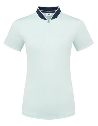 FootJoy Zip Blade ladies polo, glacial blue