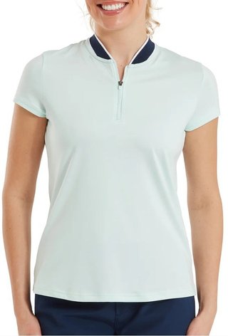FootJoy Zip Blade ladies polo, glacial blue