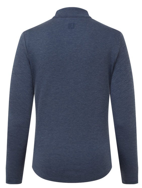 FootJoy 1/4 Zip Blade Collar Midlayer ladies sweatshirt, navy/dusty violet/glacial blue