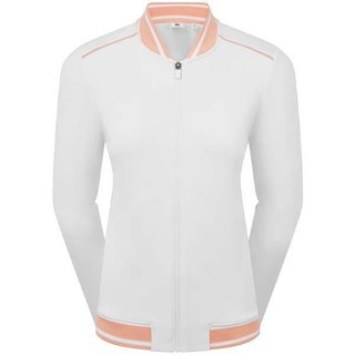 FootJoy Track ladies jacket, white/desert peach