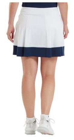 FootJoy Pleated women's skort, white/navy
