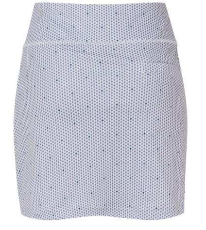 FootJoy Curve Geo Dot Aerial women's skort, dusty violet/navy
