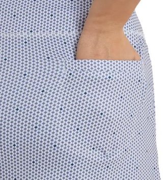 FootJoy Curve Geo Dot Aerial women's skort, dusty violet/navy
