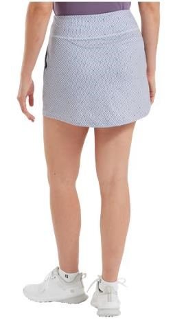 FootJoy Curve Geo Dot Aerial women's skort, dusty violet/navy