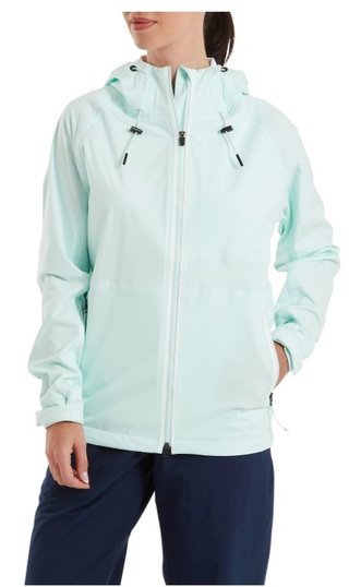 FootJoy HydroKnit women's jacket, glacial blue/white