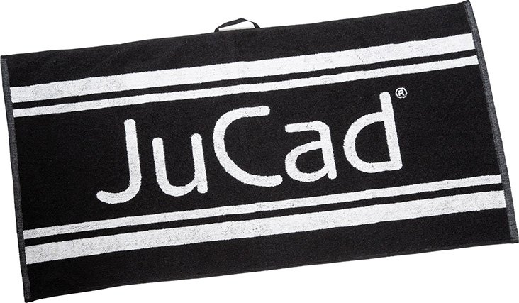 JuCad golf towel XXL Pro 50x100 cm towel, black