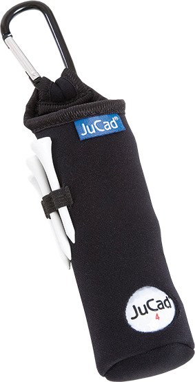 JuCad neoprene ball and tee holder, black