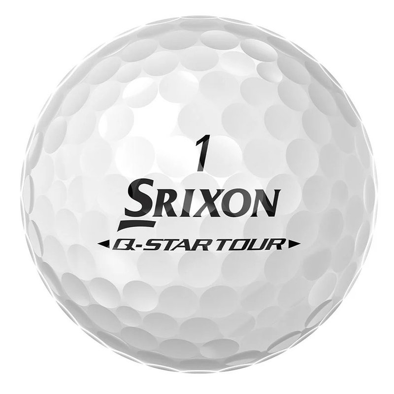 Srixon Q-Star Tour Divide golf balls, white/lime