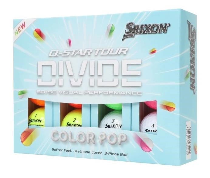 Srixon Q-Star Tour Divide golf balls, mix