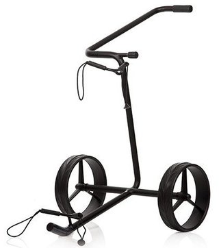 JuStar Black 2-Wheeled manual trolley, matt black finish