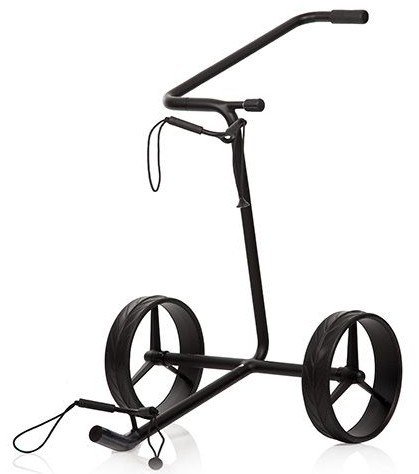 JuStar Black 2-Wheeled manual trolley, matt black finish