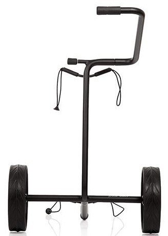JuStar Black 2-Wheeled manual trolley, matt black finish