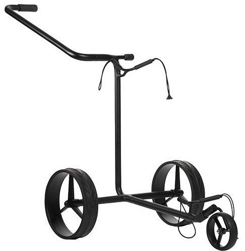 JuStar Black 3-Wheeled manual trolley, matt black finish