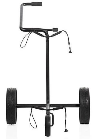 JuStar Black 3-Wheeled manual trolley, matt black finish