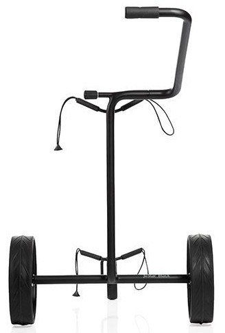 JuStar Black 3-Wheeled manual trolley, matt black finish