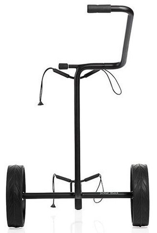 JuStar Black 3-Wheeled manual trolley, matt black finish