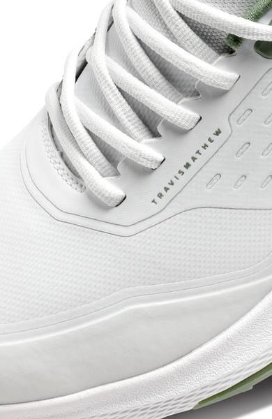 Travis Mathew The NuAge Mega mens golf shoes, white/green