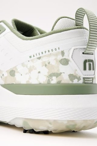 Travis Mathew The NuAge Mega mens golf shoes, white/green