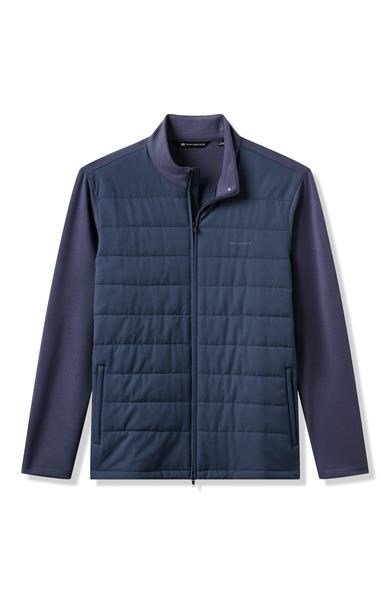 Travis Mathew Point of Sail Full-Zip men's jacket, mood indigo