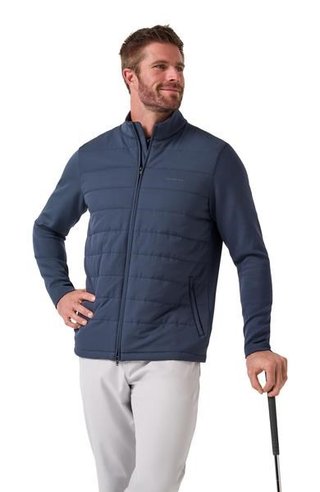 Travis Mathew Point of Sail Full-Zip men's jacket, mood indigo