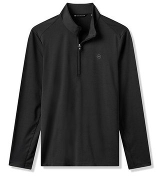 Travis Mathew Heater Pro 1/4Zip men's sweatshirt, black