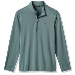 Travis Mathew Heater Pro 1/4Zip men's sweatshirt, balsam green