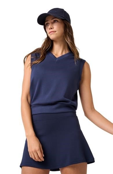 Travis Mathew Skyloft Soft women's vest, navy blazer