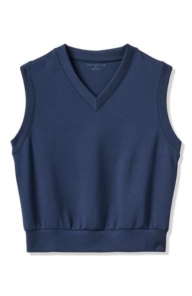 Travis Mathew Skyloft Soft women's vest, navy blazer