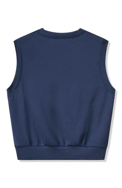 Travis Mathew Skyloft Soft women's vest, navy blazer