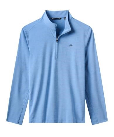 Travis Mathew Heater Pro 1/4Zip men's sweatshirt, pacific coast